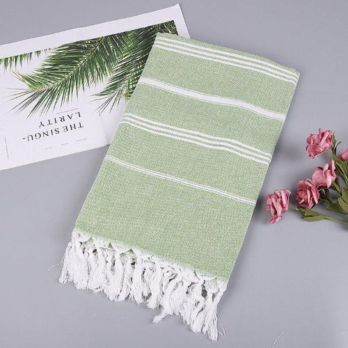 Turkish Striped Cotton Towel - My Beach Kit