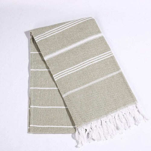 Turkish Striped Cotton Towel - My Beach Kit