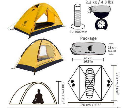 Polyester Outdoors Camping Picnic Couples Out In Tents - My Beach Kit