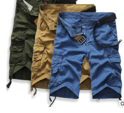 Cotton Cargo Shorts Male - My Beach Kit