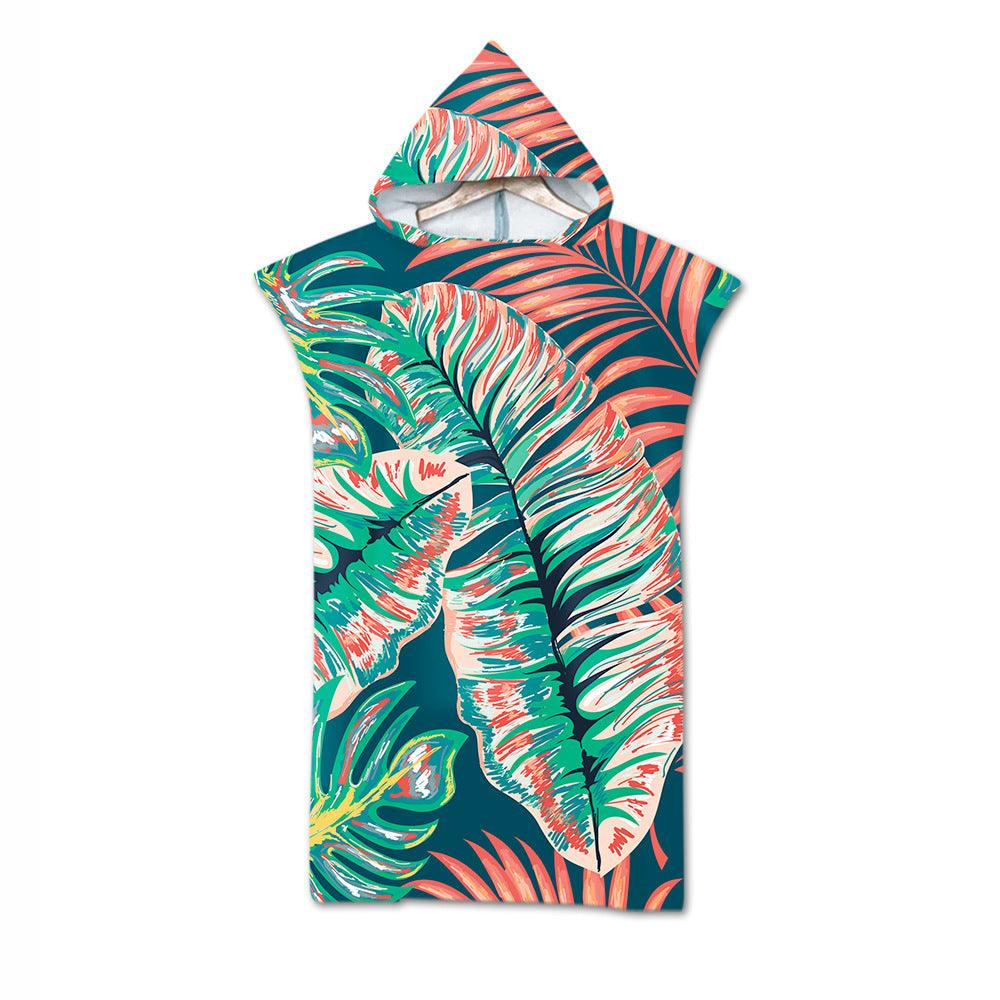 Cloak Geometric Print Hooded Towel - My Beach Kit