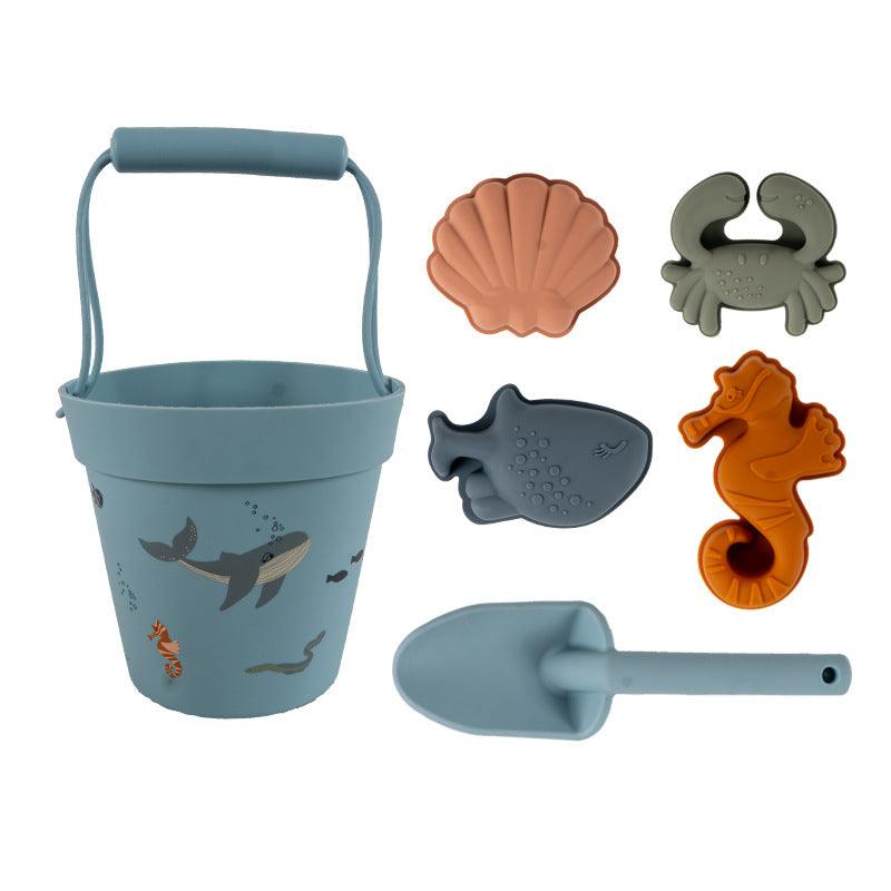 Silicone Bucket Beach Toy Set - My Beach Kit