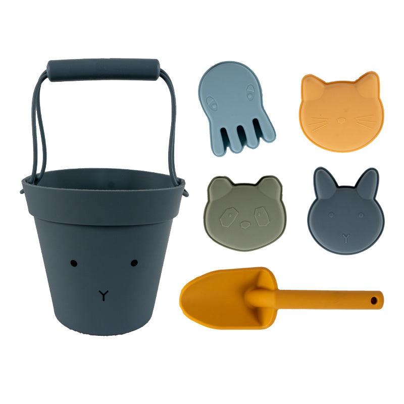 Silicone Bucket Beach Toy Set - My Beach Kit