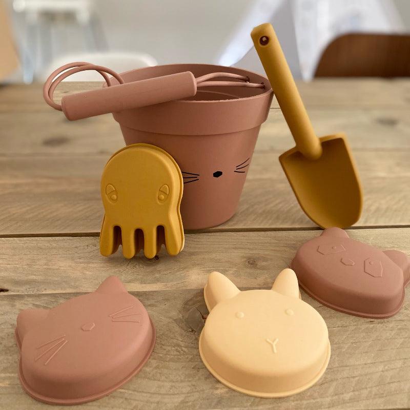 Silicone Bucket Beach Toy Set - My Beach Kit