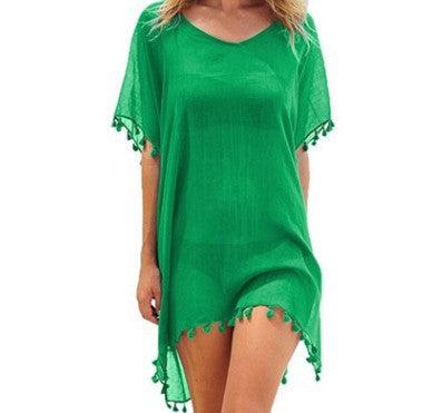 Women Blouses Beach Tunic Cover-Up Shirt - My Beach Kit