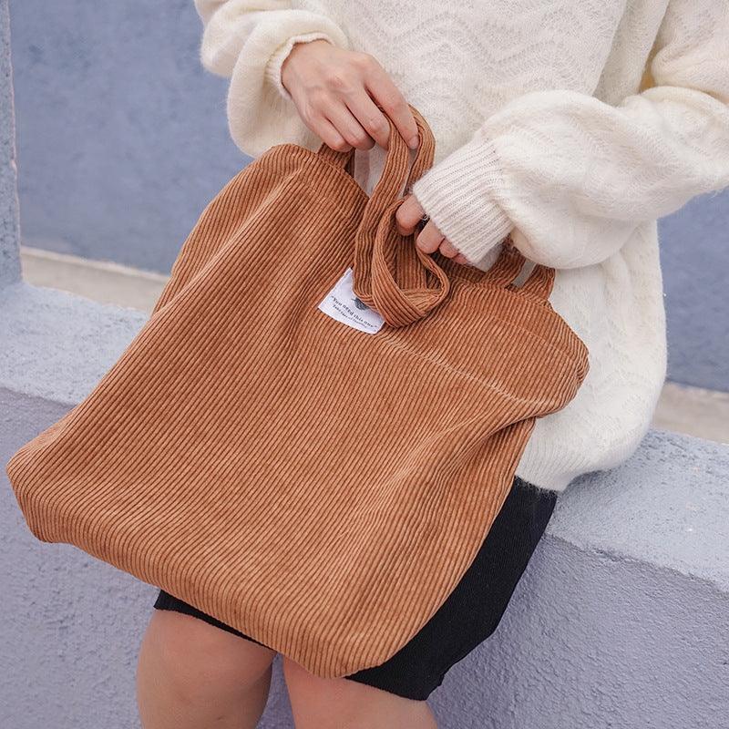 Corduroy Shoulder Bag - My Beach Kit