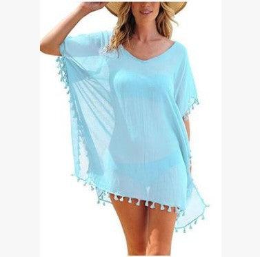 Women Blouses Beach Tunic Cover-Up Shirt - My Beach Kit