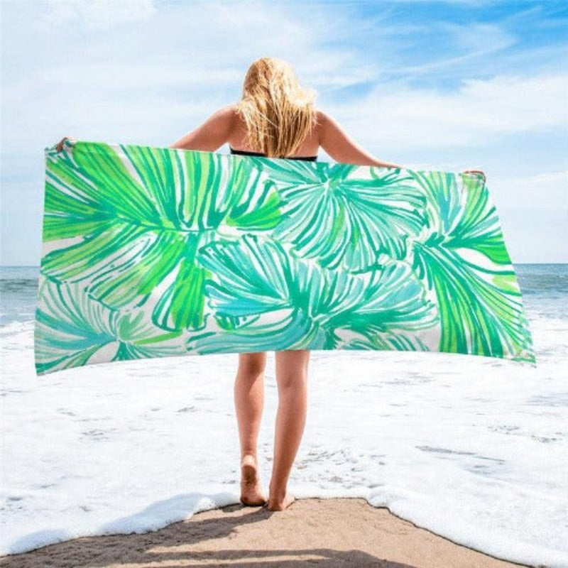 Square Printed Beach Towel - My Beach Kit