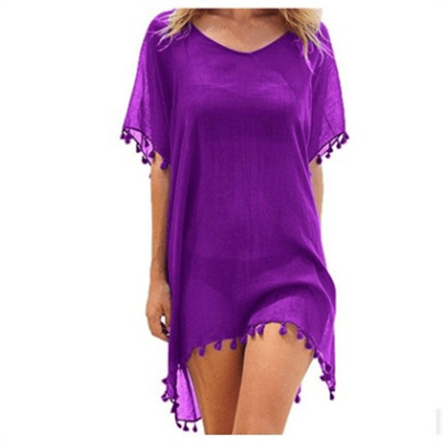 Women Blouses Beach Tunic Cover-Up Shirt - My Beach Kit