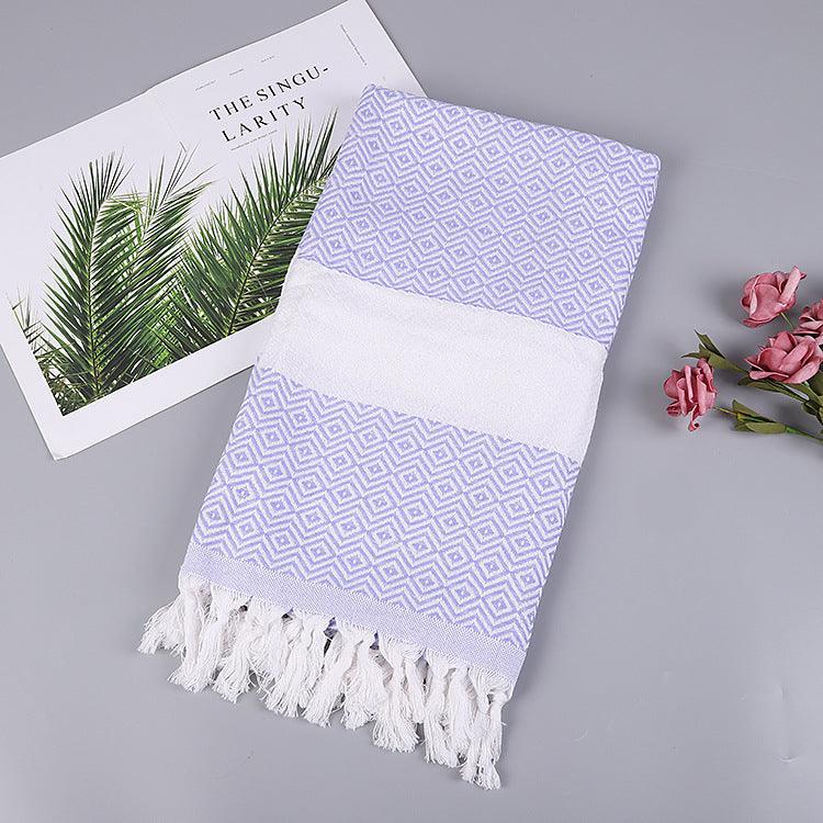 Turkish Fringed Beach Towel - My Beach Kit