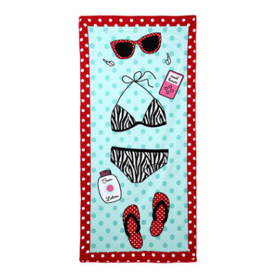 Summer Microfiber Beach Towel - My Beach Kit