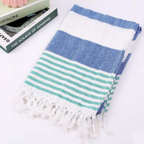 Cotton Striped Towel - My Beach Kit