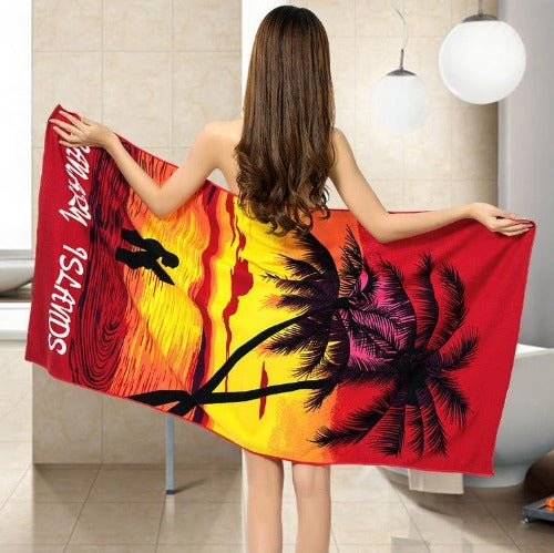 Printed Beach Towel - My Beach Kit