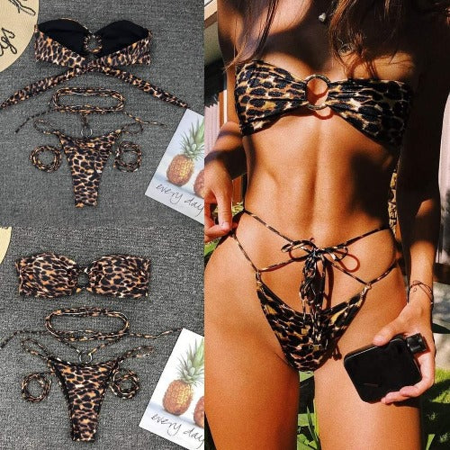 Leopard print bikini - My Beach Kit