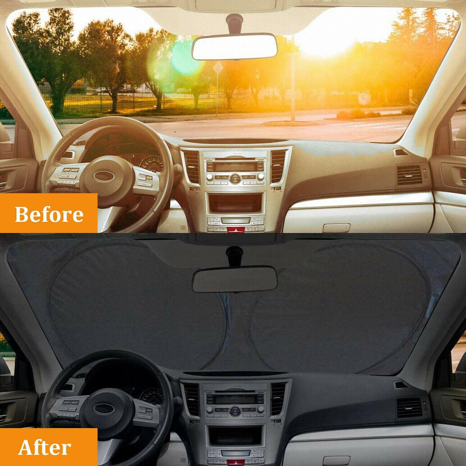 Foldable Car Front Rear Window Windshield Sun Shade Shield Cover Visor UV Block - My Beach Kit