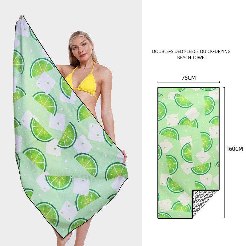 Printed Quick-drying Swimming Towel - My Beach Kit