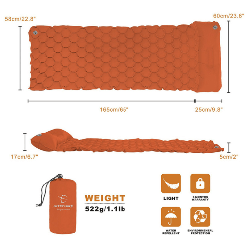 Outdoor Camping Inflatable Mattress Tent Sleeping Mat - My Beach Kit