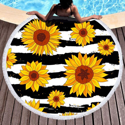 Sunflower Beach Towel - My Beach Kit