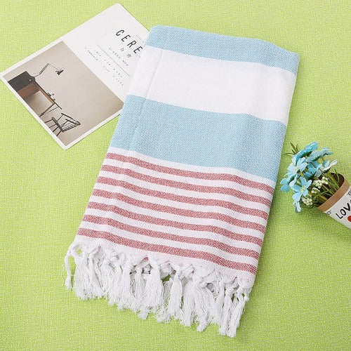 Cotton Striped Towel - My Beach Kit