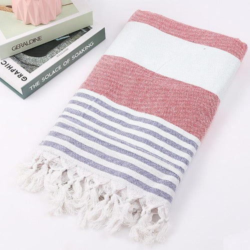 Cotton Striped Towel - My Beach Kit