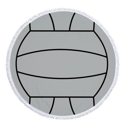 Round Printed Beach Towel - My Beach Kit