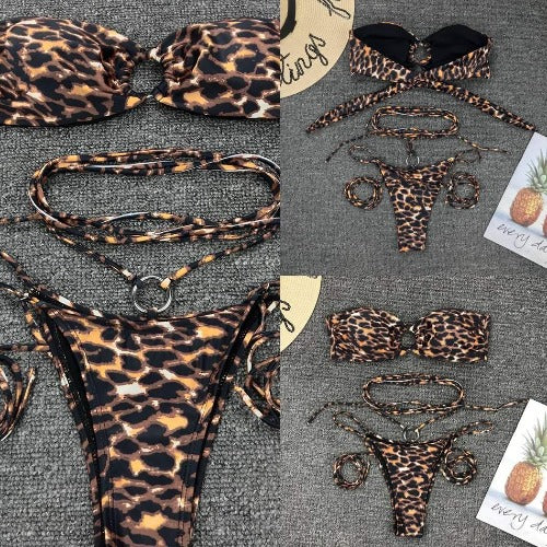 Leopard print bikini - My Beach Kit