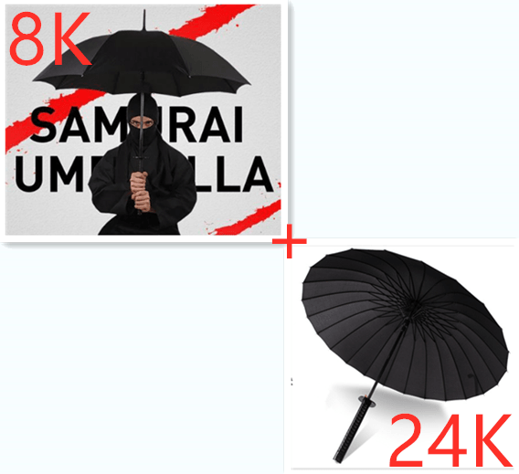 Samurai Beach Umbrella - My Beach Kit