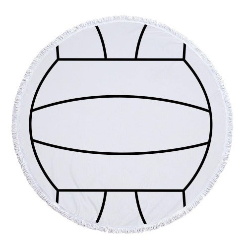 Round Printed Beach Towel - My Beach Kit