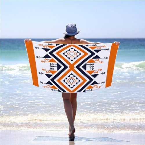 Fashion Rectangular Microfiber Beach Towel Bath - My Beach Kit