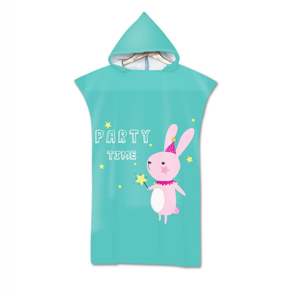 Kids Cartoon Animal Hooded Beach Towel - My Beach Kit