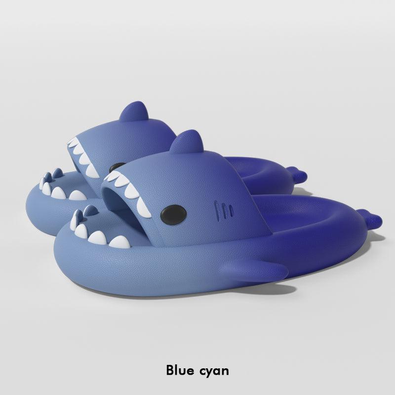 Gradient Shark Slippers Men's Home Bathroom Non-slip - My Beach Kit