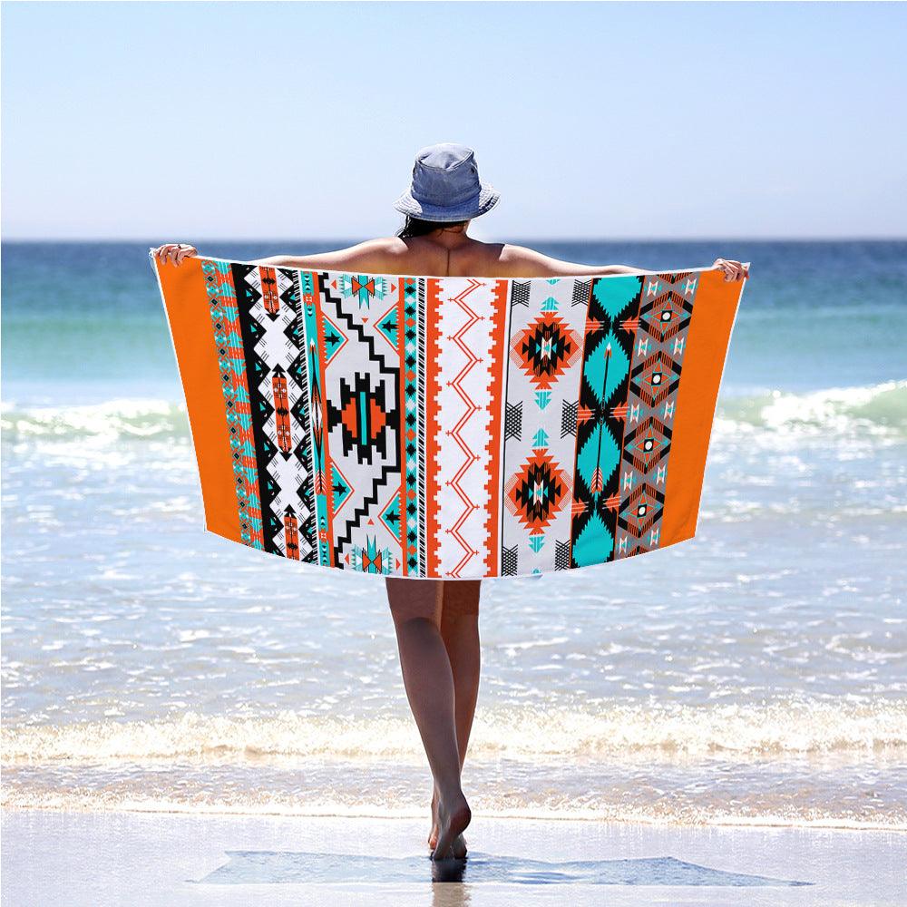 Fashion Rectangular Microfiber Beach Towel Bath - My Beach Kit