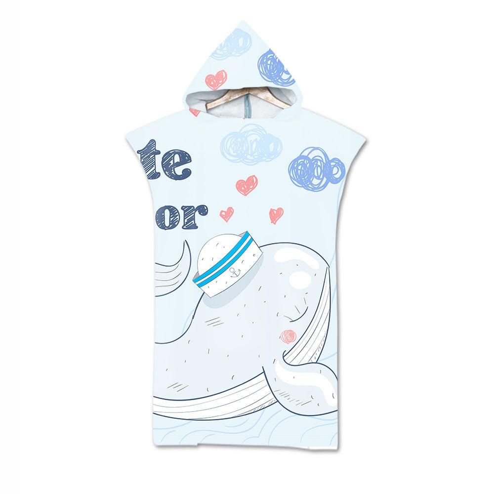 Kids Cartoon Animal Hooded Beach Towel - My Beach Kit