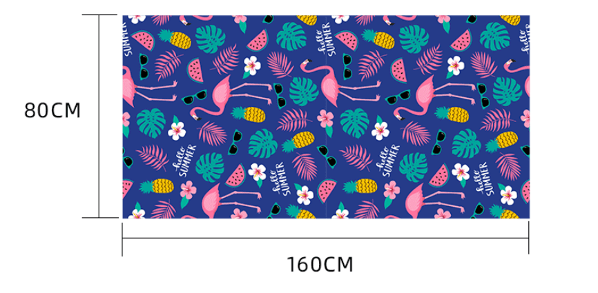 Printed Swim Microfiber Beach Towel - My Beach Kit