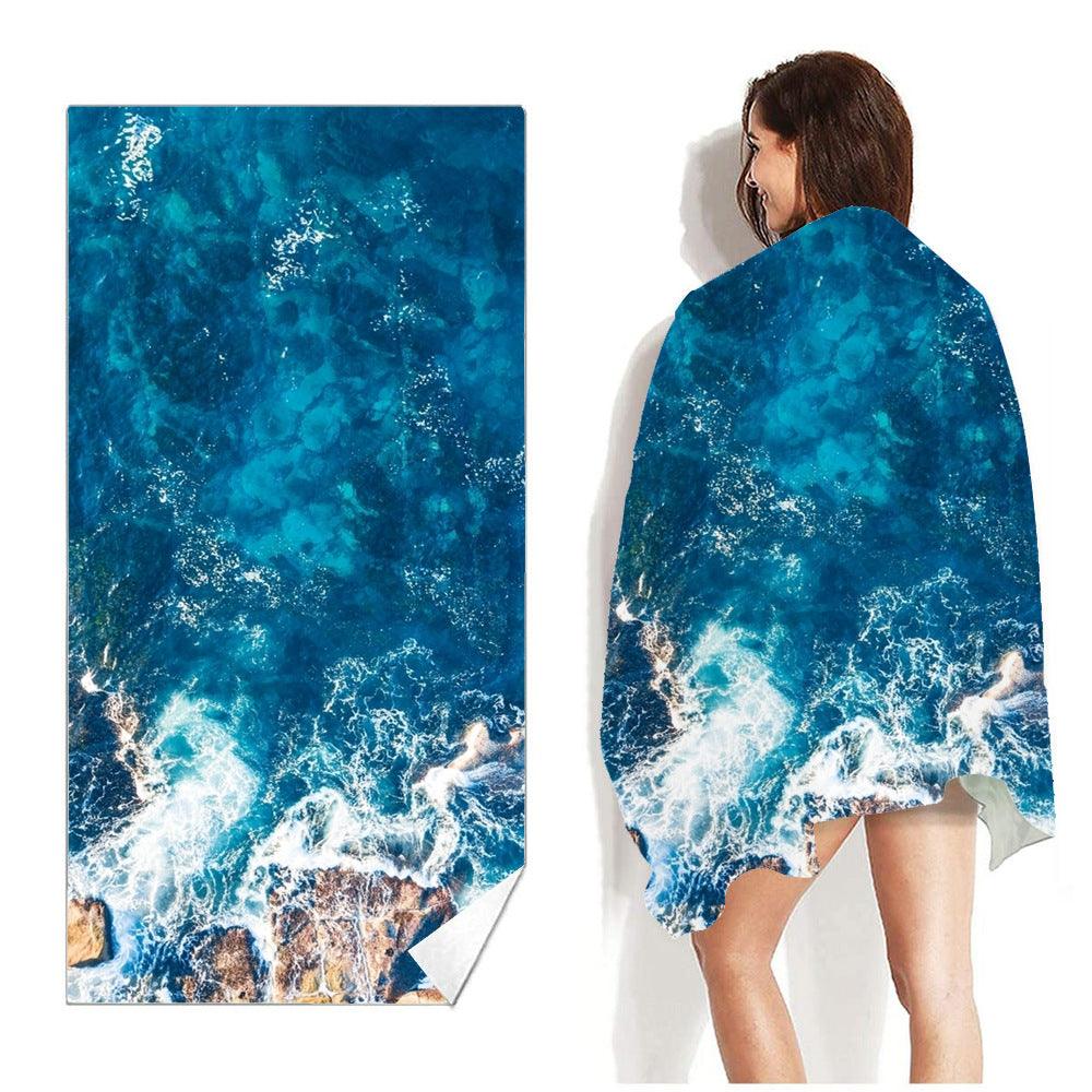 Fashion Microfiber Digital Print Beach Towel - My Beach Kit