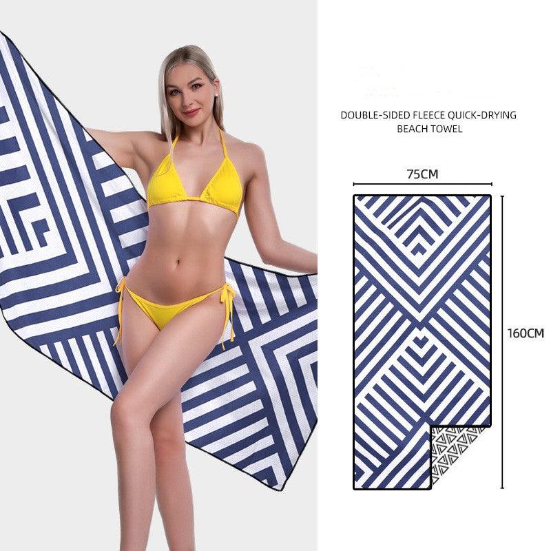 Printed Quick-drying Swimming Towel - My Beach Kit