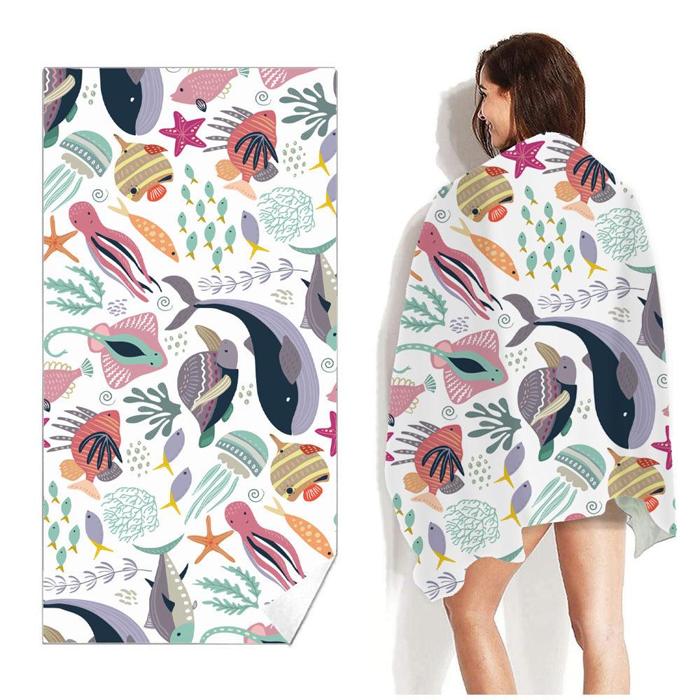 Fashion Microfiber Digital Print Beach Towel - My Beach Kit