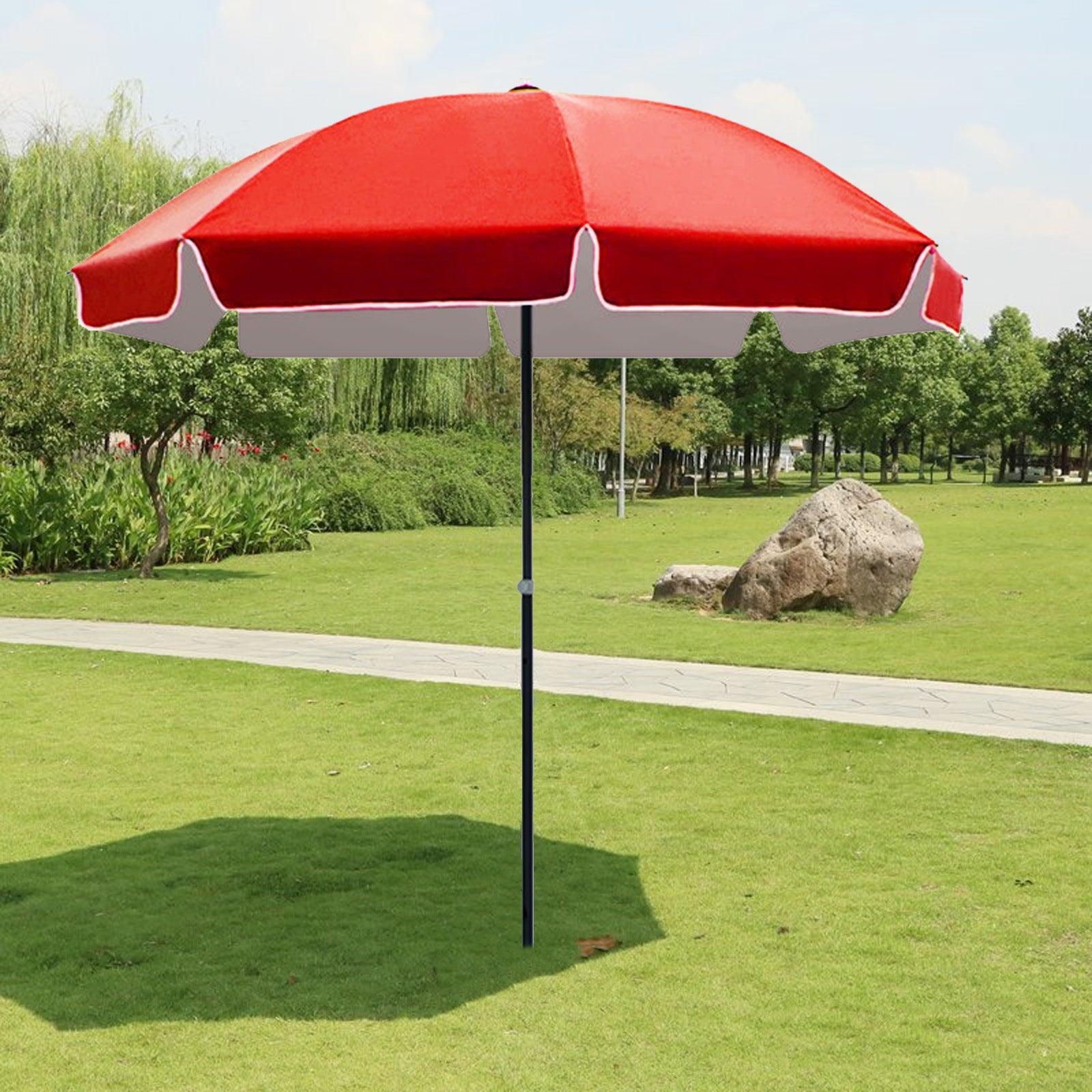 Simple Solid Color Outdoor Sunscreen Umbrella - My Beach Kit