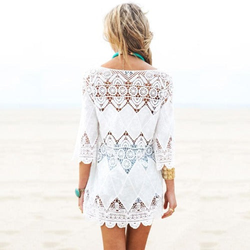 Embroidered Beach Bikini Jacket